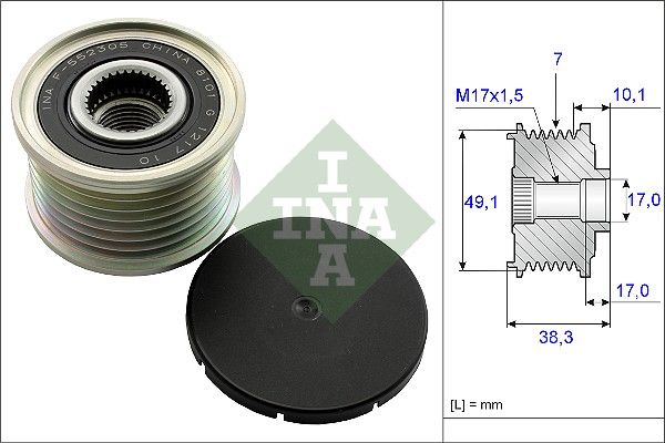 WILMINK GROUP Механизм свободного хода генератора WG1253728